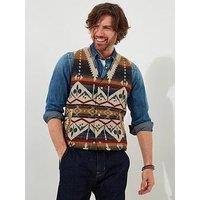 Joe Browns Ready For Adventure Printed Waistcoat - Multi