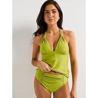 Everyday Shape Enhancing Tankini Top - Green