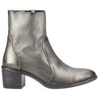 Hush Puppies Winona Western Boot - Pewter