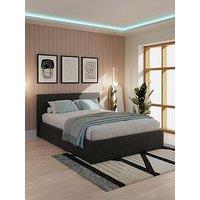 Gfw Odessa Faux Leather Side Lift Up Ottoman Storage Bed With Sleepycastle Mattress Options (Buy & Save!) - Bed Frame Only