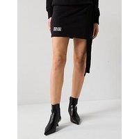 Versace Jeans Couture Jersey Bow Tie Skirt - Black