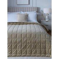 The Very Collection Square Stitch Quilted Bedspread 165X240Cm