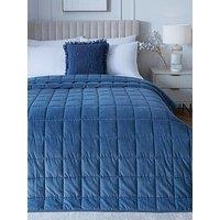 The Very Collection Square Stitch Quilted Bedspread 165X240Cm