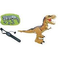 Rc Tirex Dinosaur Remote Controlled Smoke Spitting With Sounds, Light Effects And Gesture Control.