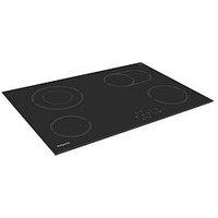 Hotpoint Hr 724 Bh 77Cm Ceramic Hob - Black - Hob With Installation