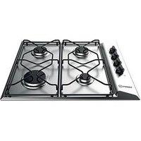 Indesit Paa642Ixiwe1 60Cm Gas Hob - Stainless Steel - Hob Only