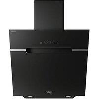 Hotpoint Dropprotect Phvs61Fltdpk 60Cm Cooker Hood - Black - Chimney Hood Only