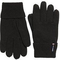 Superdry Essential Logo Knitted Gloves - Black