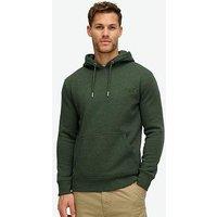 Superdry Essential Logo Hoodie - Dark Green