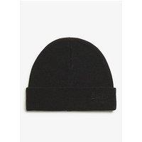 Superdry Essential Logo Knitted Beanie Hat - Black