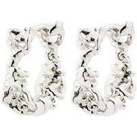 Pilgrim Trust Hoop Earrings Silver-Plated