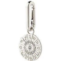 Pilgrim Charm Horoscope Pendant, Silver-Plated