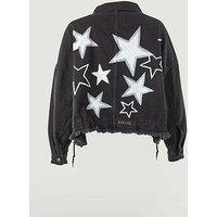 Sorena Denim Star Jacket - Black