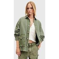 Allsaints Hettie Emb Shacket - Green