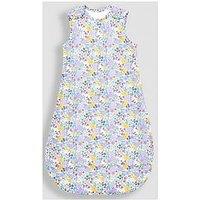 Jojo Maman Bebe Lilac Floral Print 1 Tog Baby Sheet Sleeping Bag 0-6 Months
