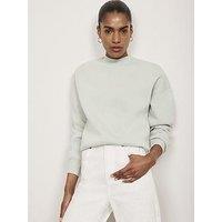 Mint Velvet Green Seam Detail Sweatshirt