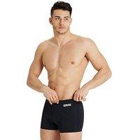 Arena Men'S Team Swim Short Solid - Black/White