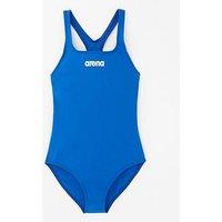 Arena Girls Team Pro Solid Swimsuit - Blue