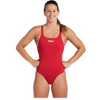 Arena Women'S Team Swimsuit Pro Solid Swimsuit - Red