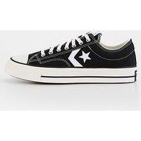 Converse Premium Canvas Star Player 76 Trainers - Black/White