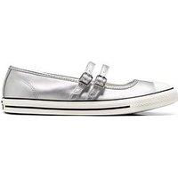 Converse Womens Dainty Mary Jane - Silver