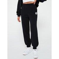 Converse Womens Retro Chuck Knit Jogging Bottom - Black