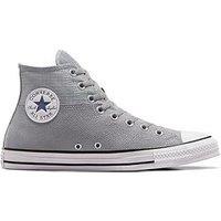 Converse Mens Art Of Outdoor Canvas Hi Trainers - Grey