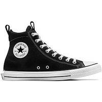 Converse Mens Art Of Outdoor Utilitech Canvas Hi Trainers - Black/White