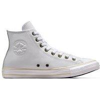 Converse Mens Seasonal Color Leather Hi Trainers - White