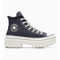 Converse Womens Cozy Essentials Chuck Taylor All Star Lugged Heel Trainers - Purple