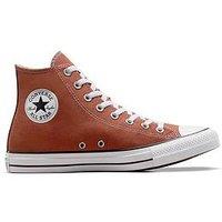 Converse Mens Canvas Hi Trainers - Light Brown