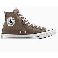 Converse Mens Canvas Hi Trainers - Taupe