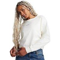 Converse Womens Wordmark Long Sleeve Top - White