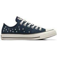 Converse Womens Premium Party Chuck Taylor All Star Trainers - Navy