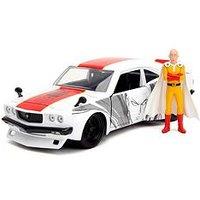 One Punch Man 1:24 Scale Die Cast Mazda Rx-3 Vehicle With Figure