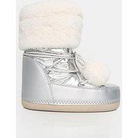 Public Desire Aster Snow Boots - Silver