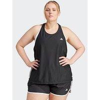 Adidas Womens Plus Size Running Own The Run Tank - Black