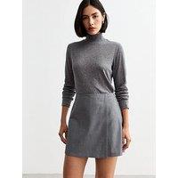 New Look Wrap Skort - Grey