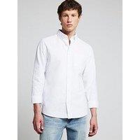 River Island Ls Oxford Shirt - White