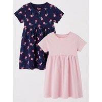 Everyday Girls 2 Pack Floral Single Jersey Dress