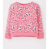 Everyday Girls Floral All Over Print Sweatshirt - Pink