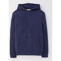 The Very Collection Boys Zip Through Hoodie - Navy