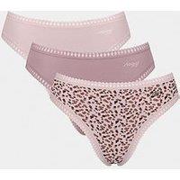 Sloggi Go Crush 3Pk Cotton High Waist Brief
