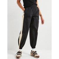 V By Very Contrast Jogger - Black