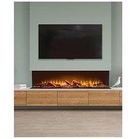 Adam Fires & Fireplaces Acantha Aspire 125 Panoramic Media Wall Electric Fire