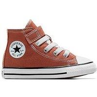 Converse Infants Seasonal Color Canvas Hi Trainers - Light Brown