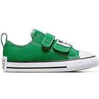 Converse Infants Sketch Canvas Ox Trainers - Green