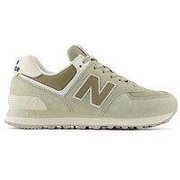 New Balance Womens 574 Trainers - Light Green