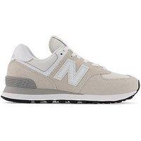 New Balance Womens 574 Trainers - Light Grey