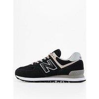 New Balance Mens 574 Trainers - Black